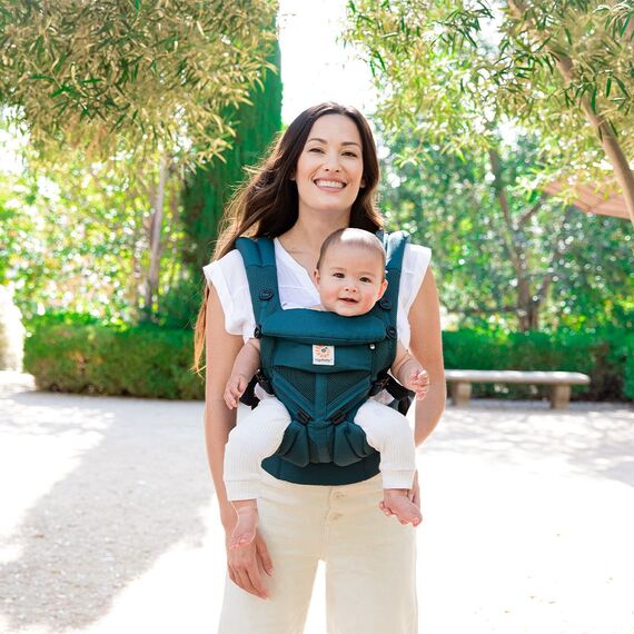 Marsupiu Ergobaby Omni 360 Cool Air Mesh Evergreen - poza 3 - ExclusivMAG.ro