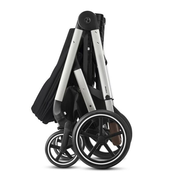 Carucior Cybex Balios S Lux Cadru Silver Soho Grey, Culoare: Gri - poza 4 - ExclusivMAG.ro