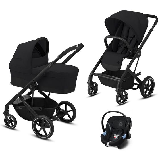 Carucior Cybex Balios S Lux 3 in 1 Cadru Negru, Culoare: Multicolor - poza 2 - ExclusivMAG.ro