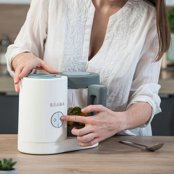 Robot Babycook Neo White Grey Beaba, Culoare: Alb - poza 7 - ExclusivMAG.ro