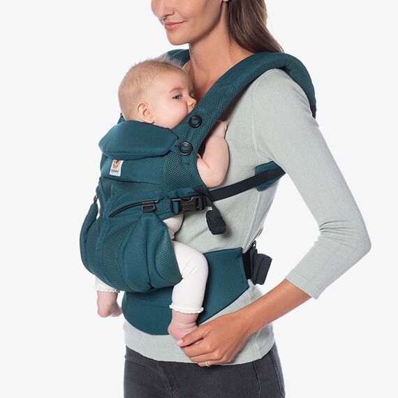 Marsupiu Ergobaby Omni 360 Cool Air Mesh Evergreen - poza 5 - ExclusivMAG.ro
