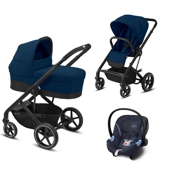 Carucior Cybex Balios S Lux 3 in 1 Cadru Negru, Culoare: Multicolor - poza 4 - ExclusivMAG.ro
