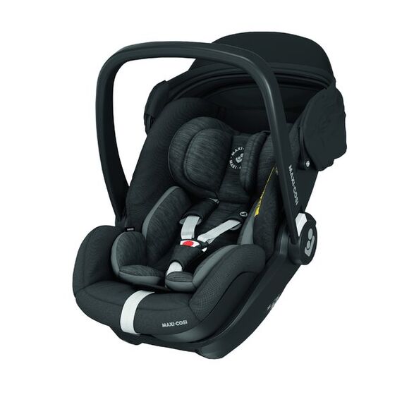 Scaun Auto Marble i-Size Maxi-Cosi Essential Black cu Baza Isofix, Culoare: Negru, Grupa: 0-13kg (0 luni - 12 luni)  - ExclusivMAG.ro