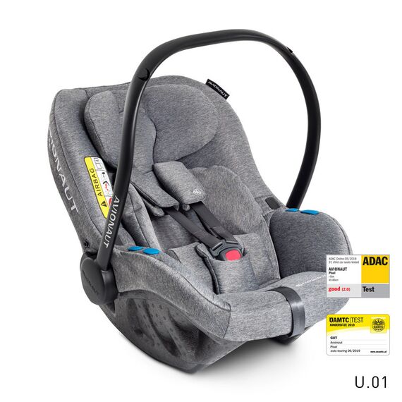 Scoica auto 0-13kg Avionaut Pixel - U.01 Gray-Melange, Culoare: Gri, Grupa: 0-13kg (0 luni - 12 luni)  - ExclusivMAG.ro