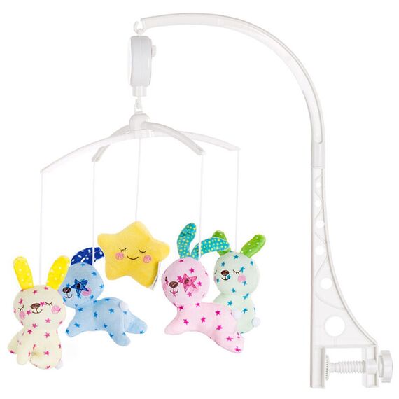 Carusel muzical pentru patut Chipolino Baby Bunnies - poza 2 - ExclusivMAG.ro