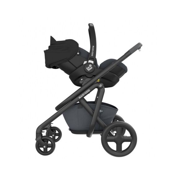 Scaun Auto Marble i-Size Maxi-Cosi Essential Black cu Baza Isofix, Culoare: Negru, Grupa: 0-13kg (0 luni - 12 luni) - poza 3 - ExclusivMAG.ro
