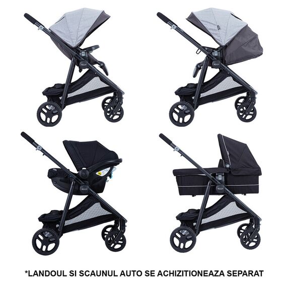 Carucior Time2Grow Iron Graco - poza 6 - ExclusivMAG.ro