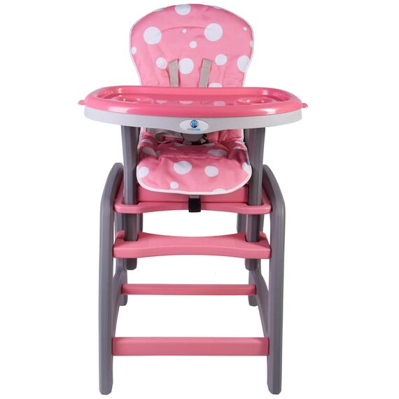 Scaun de masa multifunctional roz Kidscare, Culoare: Roz  - ExclusivMAG.ro