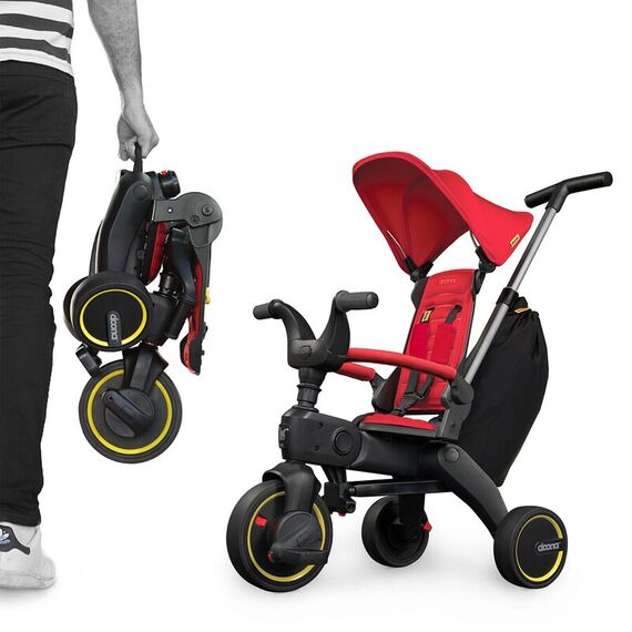 Tricicleta Doona Liki Trike S3 Flame Red, Culoare: Rosu - poza 5 - ExclusivMAG.ro
