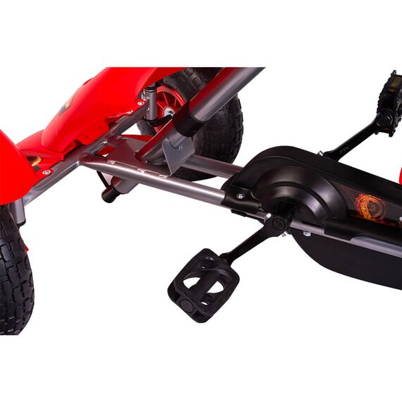 Kart cu pedale Kidscare F618 Air rosu - poza 4 - ExclusivMAG.ro