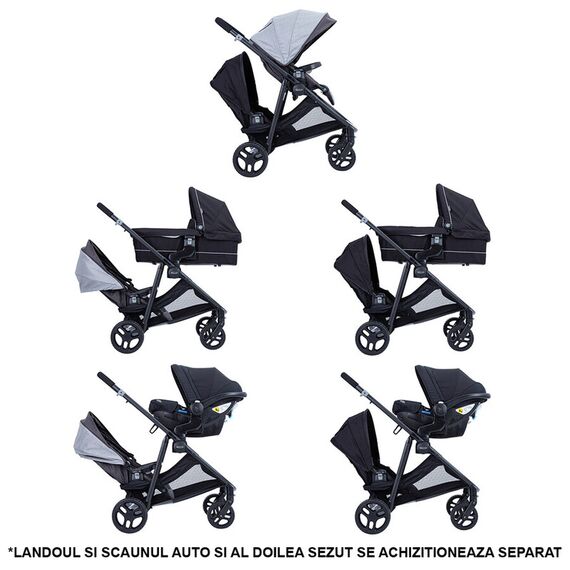 Carucior Time2Grow Iron Graco - poza 5 - ExclusivMAG.ro