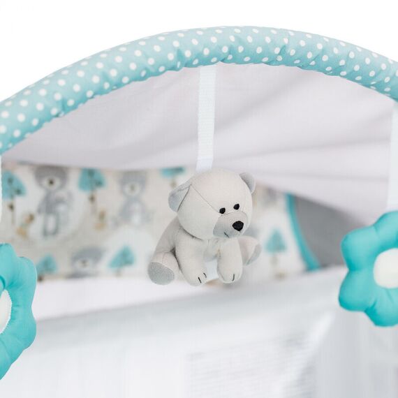 Patut Graco Classic Electra Buddy Bear, Culoare: Gri, Dimensiuni: 95x65 - poza 2 - ExclusivMAG.ro