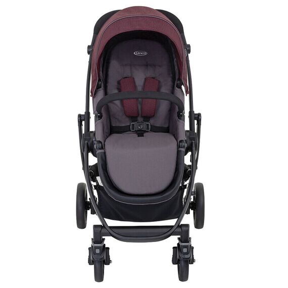 Carucior Graco Evo 2 in 1 TS Crimson, Culoare: Visiniu - poza 7 - ExclusivMAG.ro