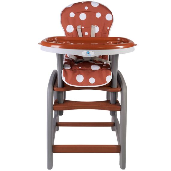 Scaun de masa multifunctional maro Kidscare, Culoare: Maro  - ExclusivMAG.ro