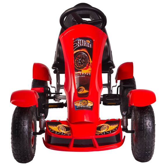 Kart cu pedale Kidscare F618 Air rosu - poza 2 - ExclusivMAG.ro