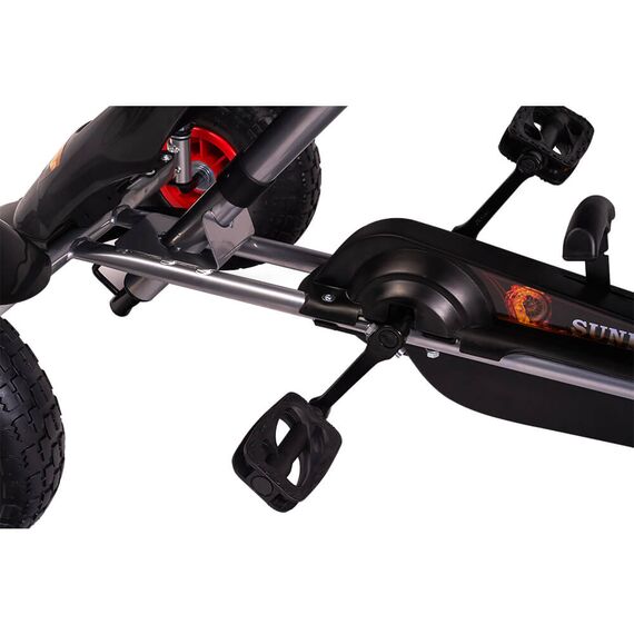 Kart cu pedale Kidscare F618 Air negru - poza 4 - ExclusivMAG.ro