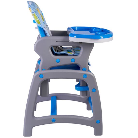 Scaun de masa multifunctional albastru Kidscare, Culoare: Albastru - poza 2 - ExclusivMAG.ro
