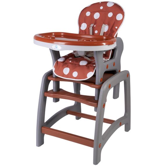 Scaun de masa multifunctional maro Kidscare, Culoare: Maro - poza 4 - ExclusivMAG.ro