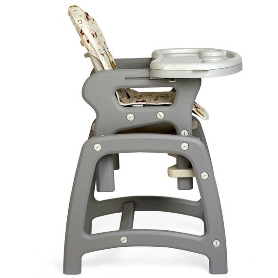 Scaun de masa multifunctional crem Kidscare, Culoare: Crem - poza 4 - ExclusivMAG.ro