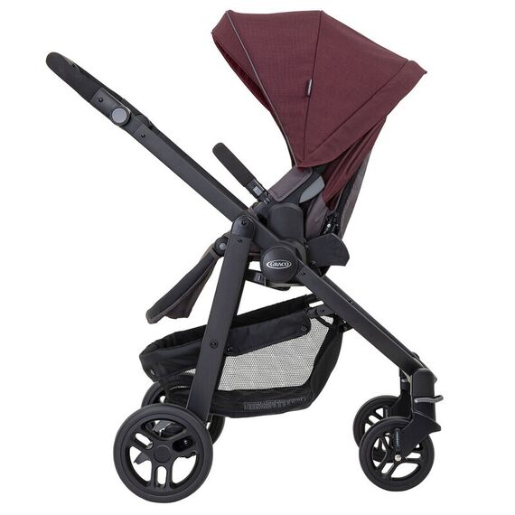 Carucior Graco Evo 3 in 1 Crimson, Culoare: Visiniu - poza 9 - ExclusivMAG.ro