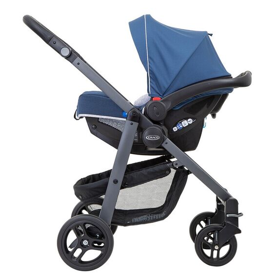 Carucior Graco Evo Avant 3 in 1 Ink i-Size, Culoare: Albastru - poza 10 - ExclusivMAG.ro
