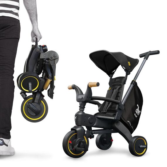 Tricicleta Liki Trike S5 Nitro Black Doona, Culoare: Negru - poza 5 - ExclusivMAG.ro