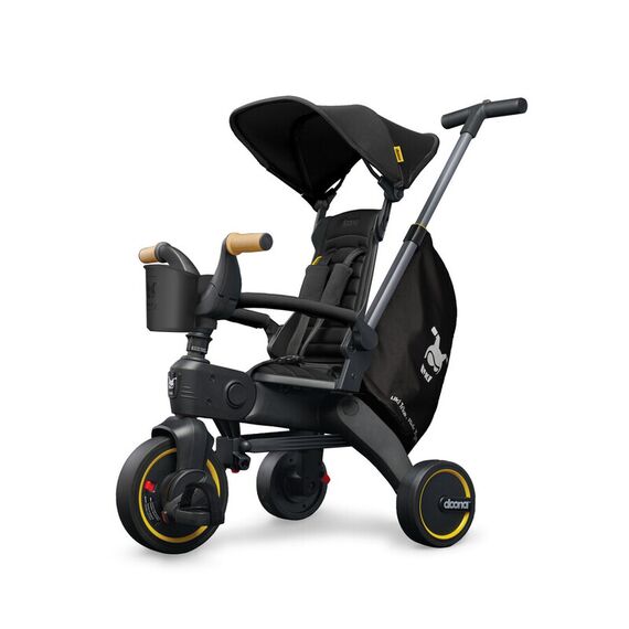 Tricicleta Liki Trike S5 Nitro Black Doona, Culoare: Negru  - ExclusivMAG.ro