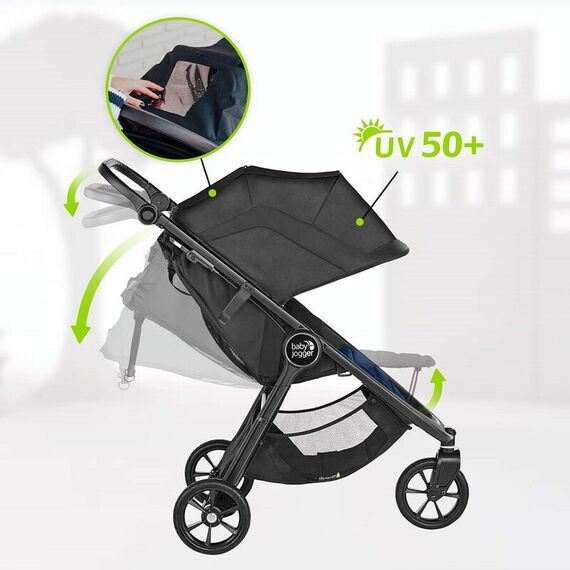 Carucior Baby Jogger City Mini GT2 Windsor, Culoare: Albastru - poza 6 - ExclusivMAG.ro