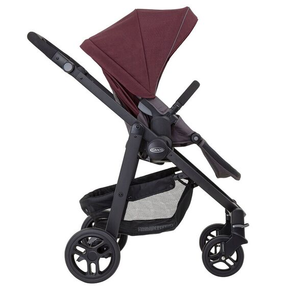 Carucior Graco Evo 2 in 1 TS Crimson, Culoare: Visiniu - poza 8 - ExclusivMAG.ro