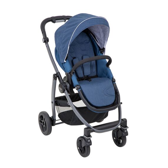 Carucior Graco Evo Avant 3 in 1 Ink i-Size, Culoare: Albastru - poza 2 - ExclusivMAG.ro