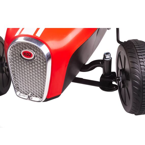 Kart cu pedale Retro rosu Kidscare - poza 4 - ExclusivMAG.ro