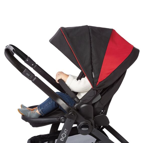 Carucior Graco Evo XT Black Red, Culoare: Rosu/Negru - poza 4 - ExclusivMAG.ro