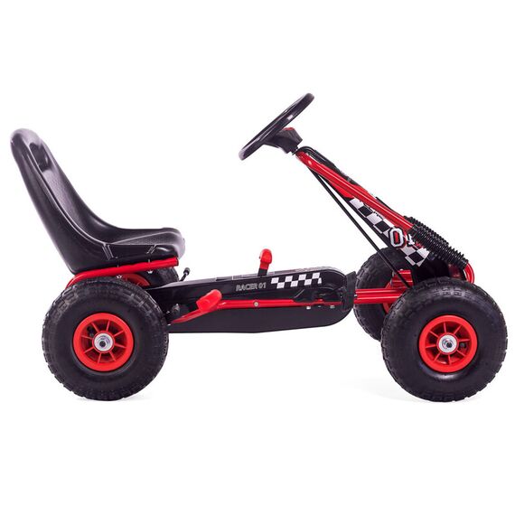 Kart cu pedale Kidscare Racer Air - poza 3 - ExclusivMAG.ro