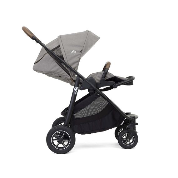 Carucior Joie Versatrax + Scoica auto I-SNUG Gray Flannel, nastere - 75cm - poza 5 - ExclusivMAG.ro