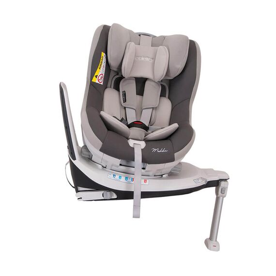 Scaun auto MOKKA rotativ 360 grade cu ISOFIX 0-18 kg Gri Coletto, Culoare: Gri deschis, Grupa: 0-18kg (0 luni - 4 ani) - poza 3 - ExclusivMAG.ro