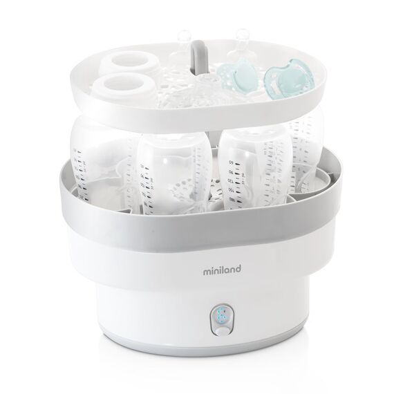 Sterilizator universal pentru 6 biberoane Steamy Miniland Baby - poza 2 - ExclusivMAG.ro