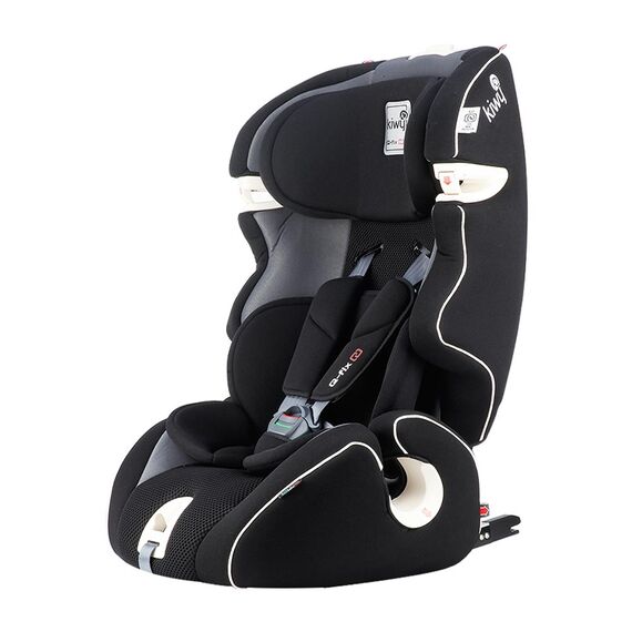 Scaun auto cu isofix SLF123 PLUS Q-FIX Carbon 9-36 kg Kiwy, Culoare: Gri/Negru, Grupa: 9-36kg (9 luni - 12 ani) - poza 2 - ExclusivMAG.ro