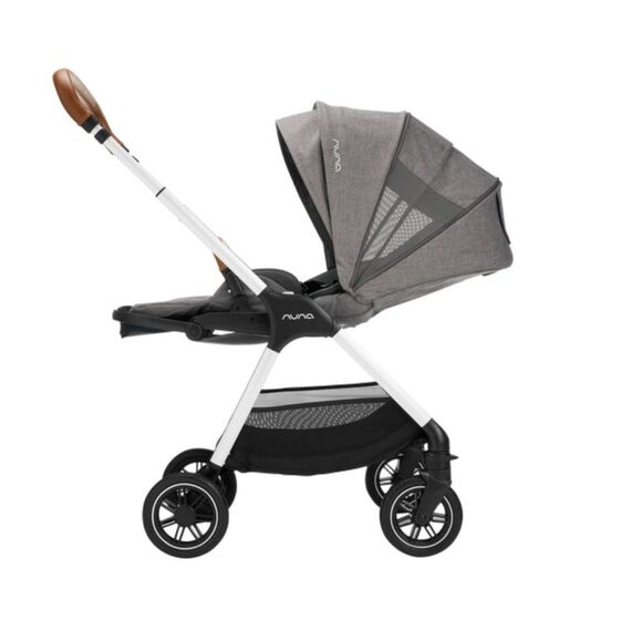 Carucior Nuna compact Triv Chestnut 2 in 1, Culoare: Gri - poza 6 - ExclusivMAG.ro