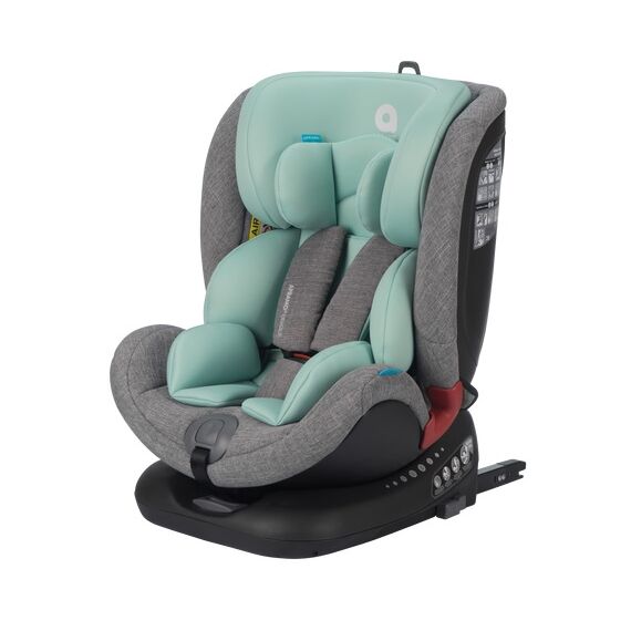 Scaun auto rotativ Apramo Unique Mint Green, 0 - 36 kg, Culoare: Verde, Grupa: 0-36kg (0 luni - 12 ani)  - ExclusivMAG.ro