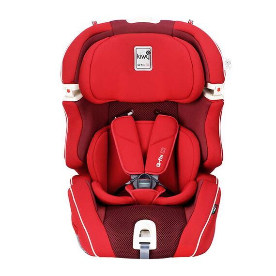 Scaun auto cu isofix SLF123 PLUS Q-FIX Cherry 9-36 kg Kiwy, Culoare: Rosu, Grupa: 9-36kg (9 luni - 12 ani)  - ExclusivMAG.ro