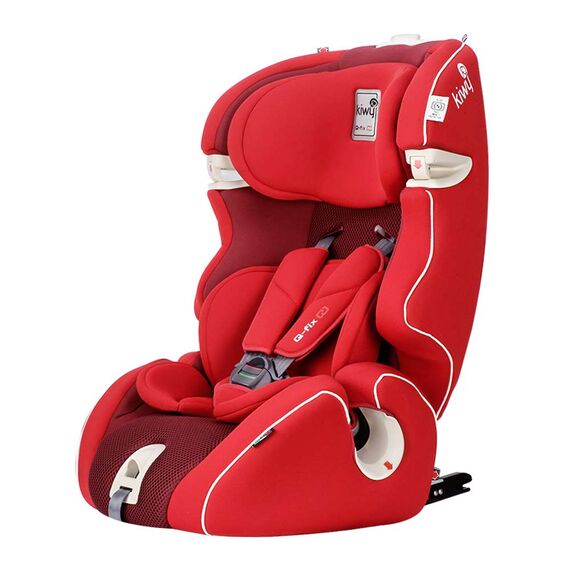 Scaun auto cu isofix SLF123 PLUS Q-FIX Cherry 9-36 kg Kiwy, Culoare: Rosu, Grupa: 9-36kg (9 luni - 12 ani) - poza 2 - ExclusivMAG.ro