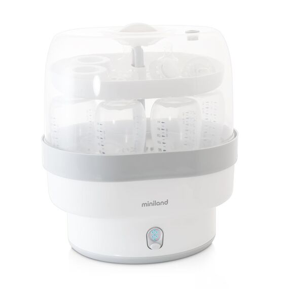 Sterilizator universal pentru 6 biberoane Steamy Miniland Baby  - ExclusivMAG.ro