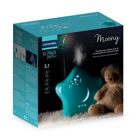 Umidificator de camera cu proiector si lumina de noapte Moony Lanaform - poza 5 - ExclusivMAG.ro