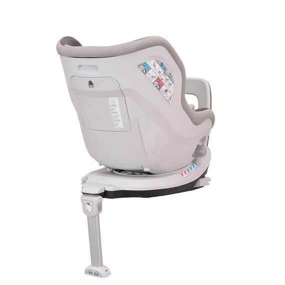 Scaun auto MOKKA rotativ 360 grade cu ISOFIX 0-18 kg Gri Coletto, Culoare: Gri deschis, Grupa: 0-18kg (0 luni - 4 ani) - poza 7 - ExclusivMAG.ro