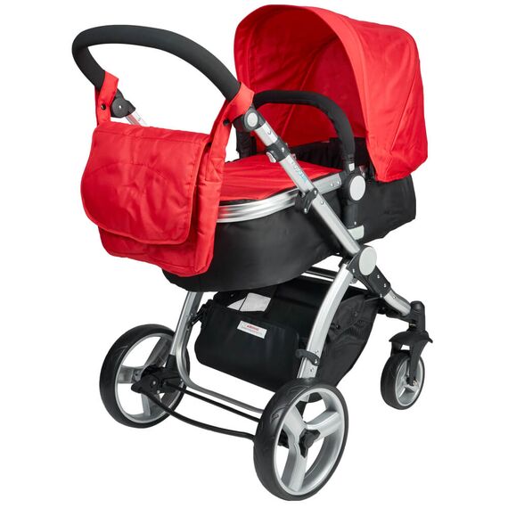 Carucior 3 in 1 Kidscare Veneto rosu, Culoare: Rosu - poza 3 - ExclusivMAG.ro