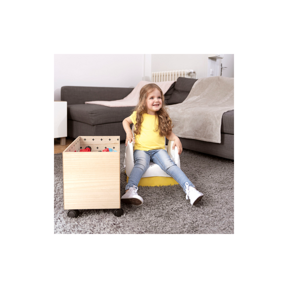 Booster pliabil Badabulle Home & Go, Sun, Culoare: Galben - poza 4 - ExclusivMAG.ro