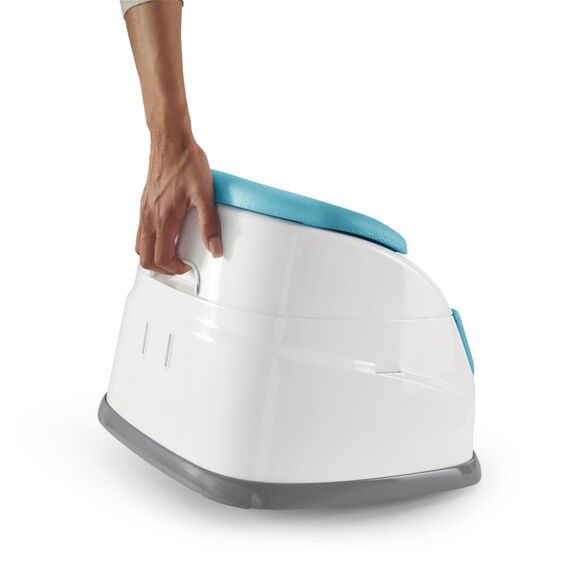 Scaun de masa 2 in 1 Ingenuity Peacock Blue, Culoare: Blue - poza 4 - ExclusivMAG.ro