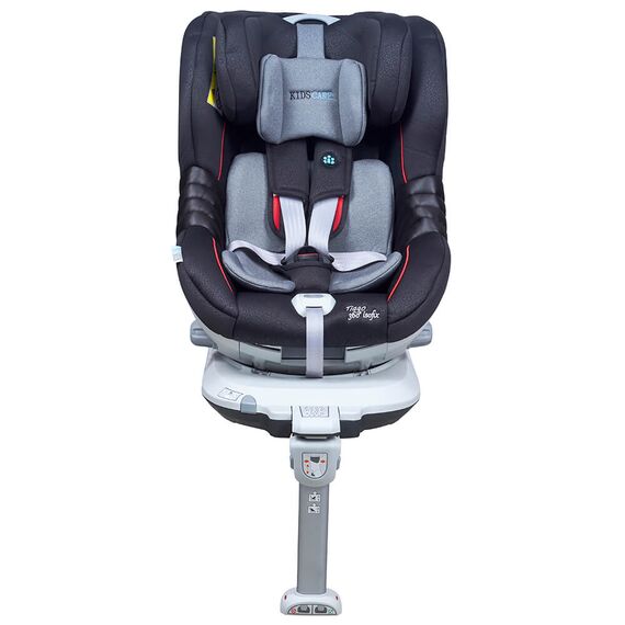 Scaun auto Rear Facing rotativ Tiago 0-18 kg negru Kidscare, Culoare: Negru, Grupa: 0-18kg (0 luni - 4 ani) - poza 4 - ExclusivMAG.ro