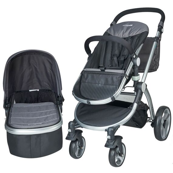 Carucior 2 in 1 Kidscare Veneto gri, Culoare: Gri  - ExclusivMAG.ro