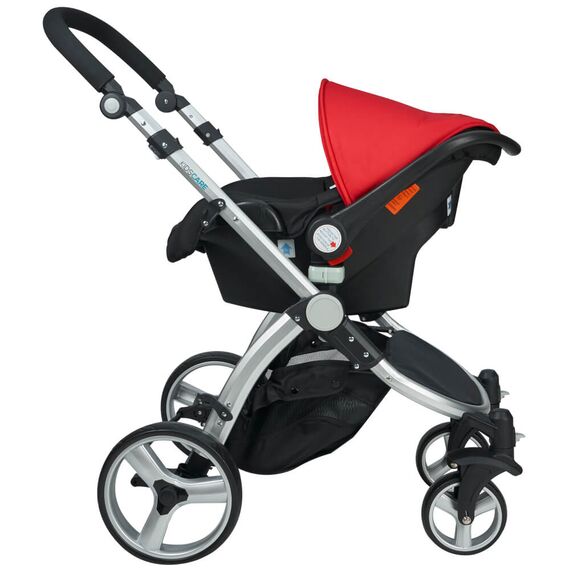 Carucior 3 in 1 Kidscare Veneto rosu, Culoare: Rosu - poza 8 - ExclusivMAG.ro